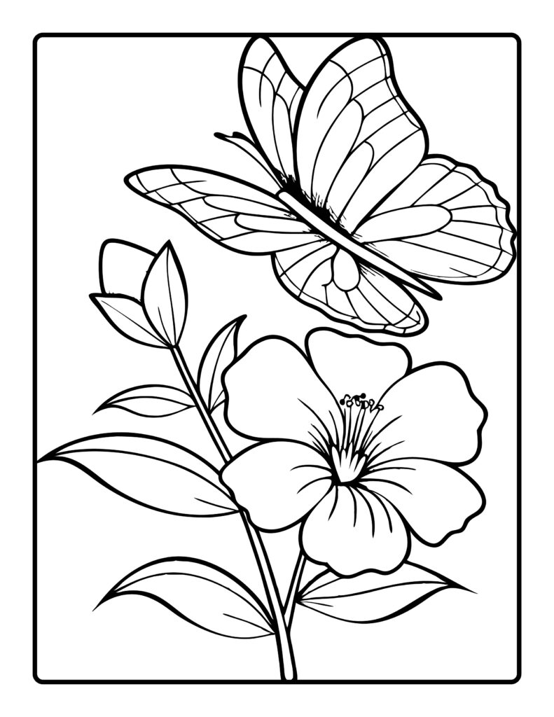 Flower Coloring Pages Printable