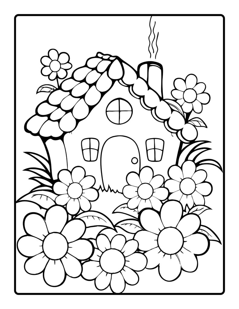 Flower Coloring Pages Printable