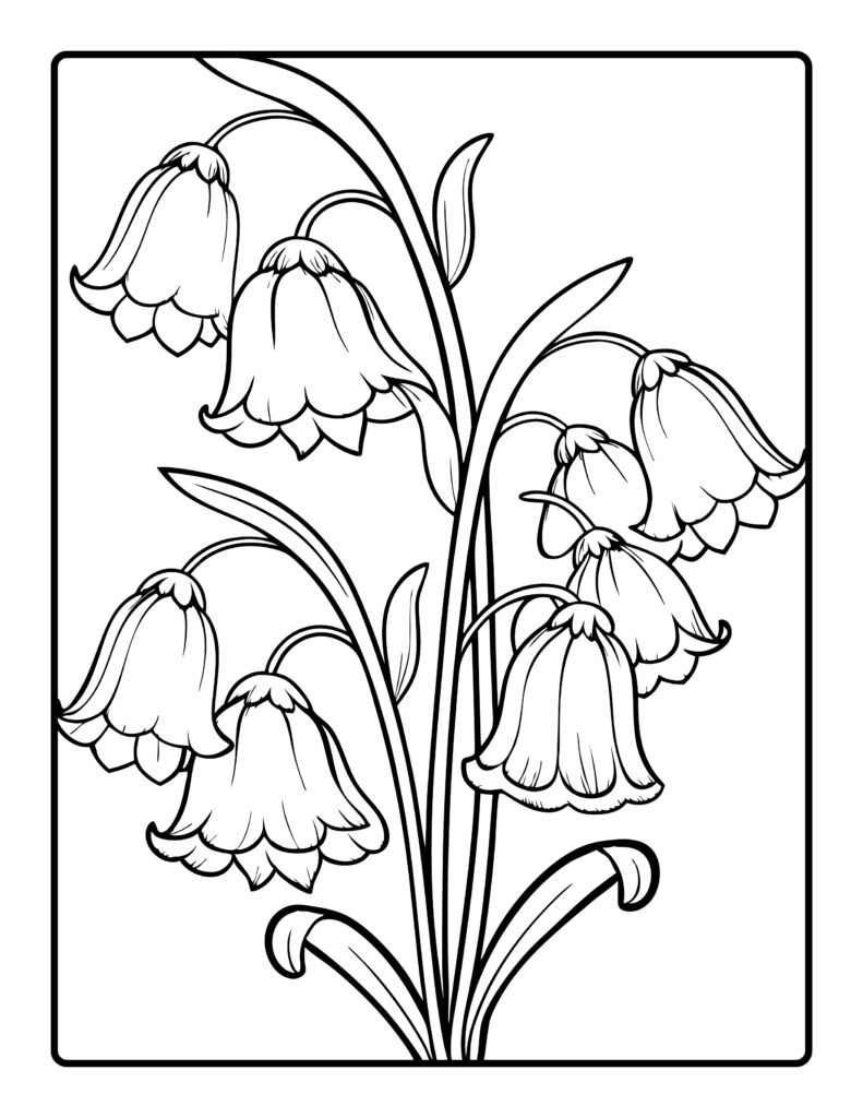 Flower Coloring Pages Printable