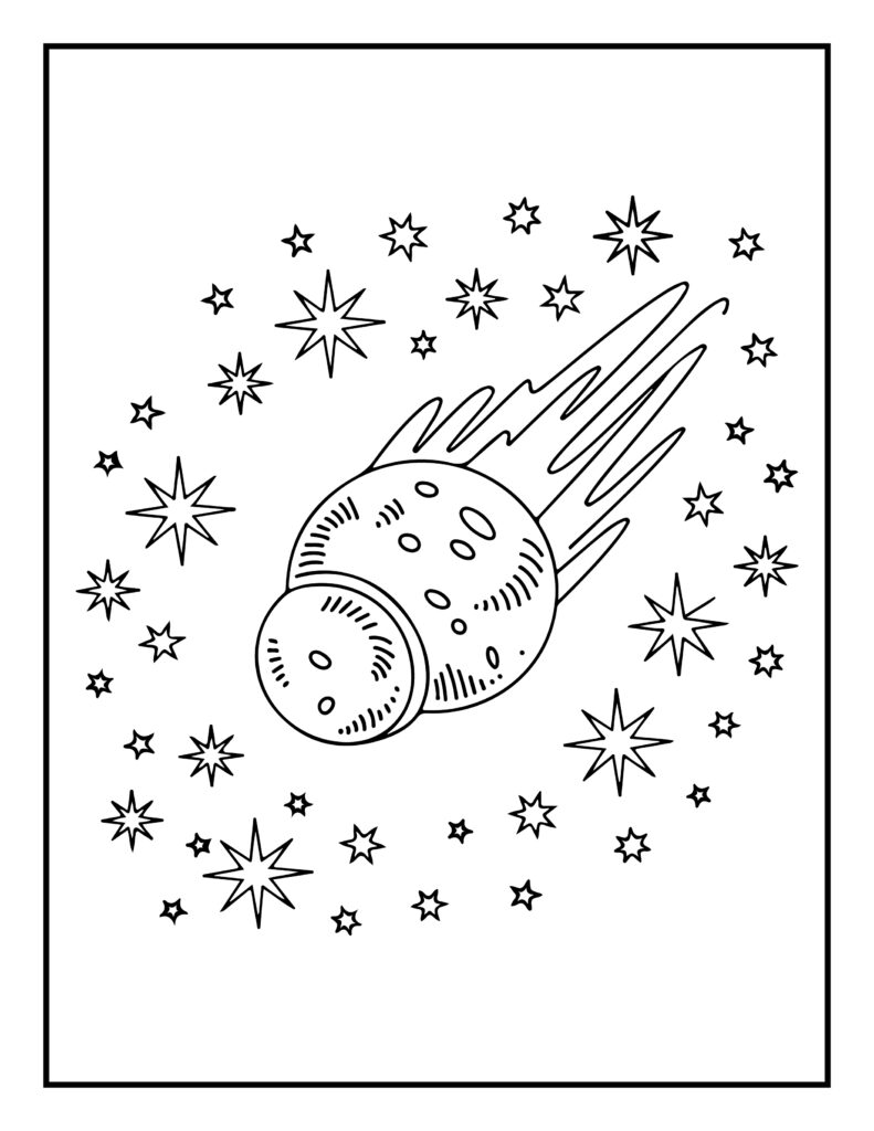 Space Coloring Pages