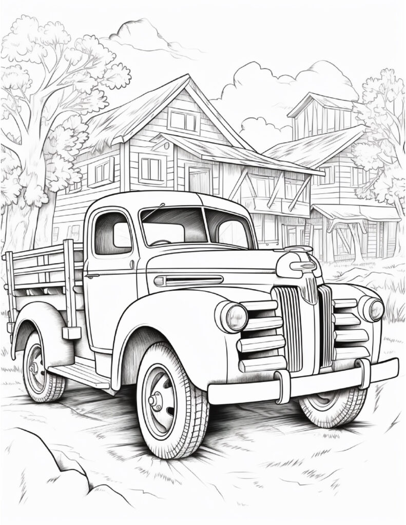 Truck Coloring Pages