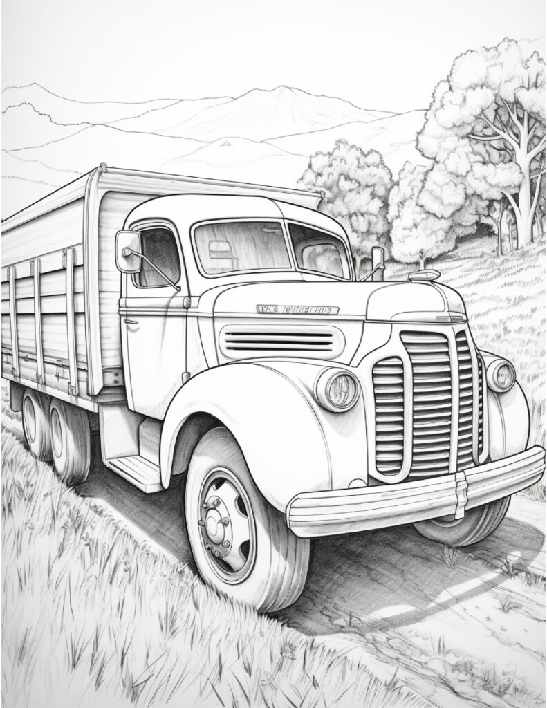 Truck Coloring Pages