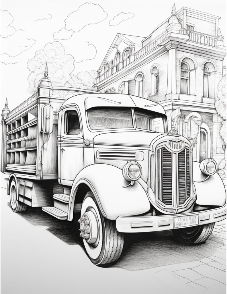 Truck Coloring Pages