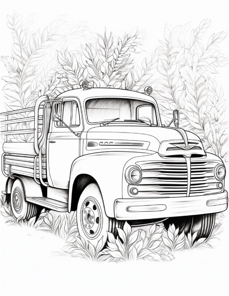 Truck Coloring Pages