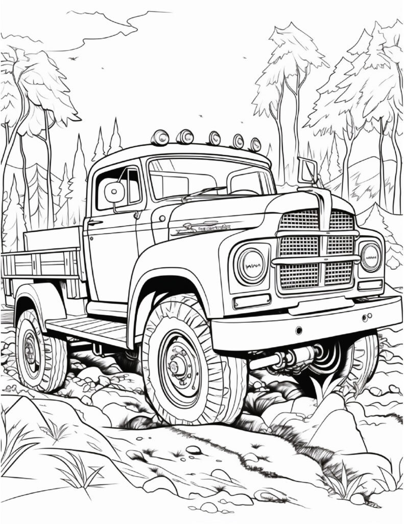 Truck Coloring Pages