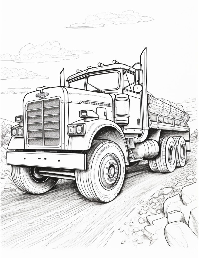 Truck Coloring Pages