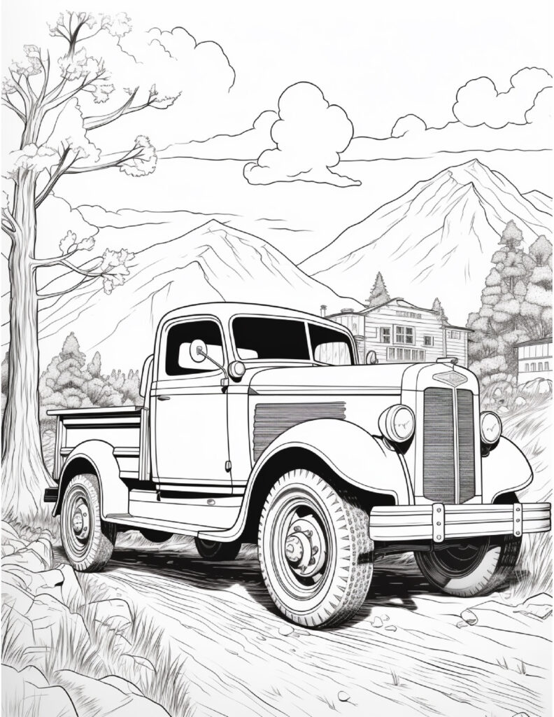 Truck Coloring Pages