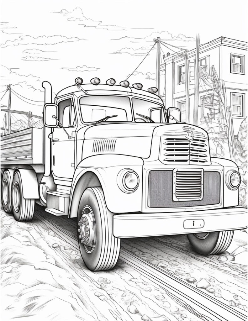 Truck Coloring Pages