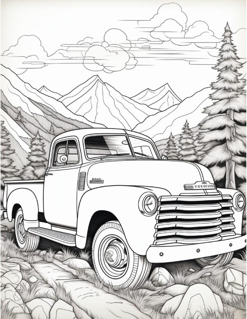 Truck Coloring Pages