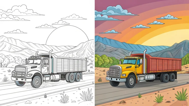 Truck Coloring Pages