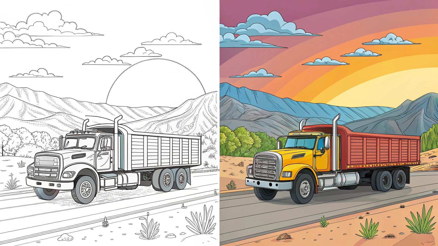 Truck Coloring Pages