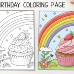 Happy Birthday Coloring Pages