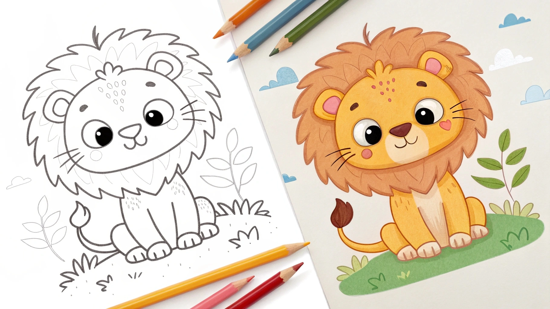 Lion Coloring Pages