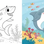 Shark Coloring Pages