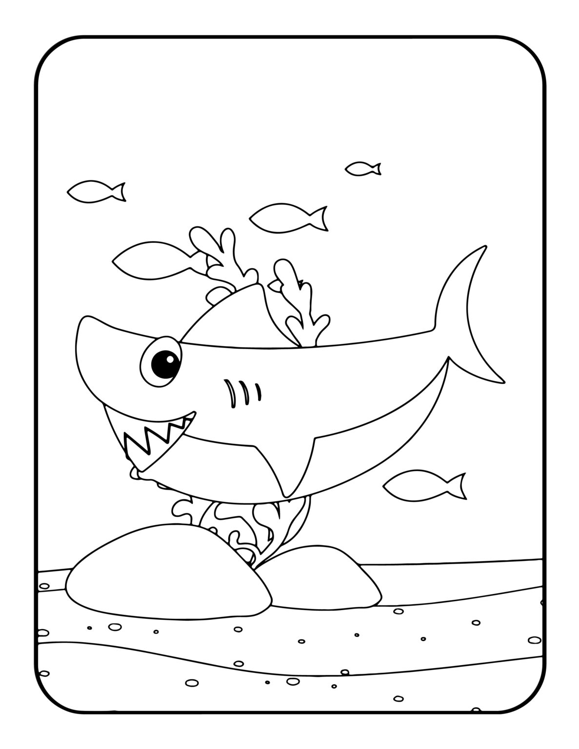 60+ Free Shark Coloring Pages - Printable