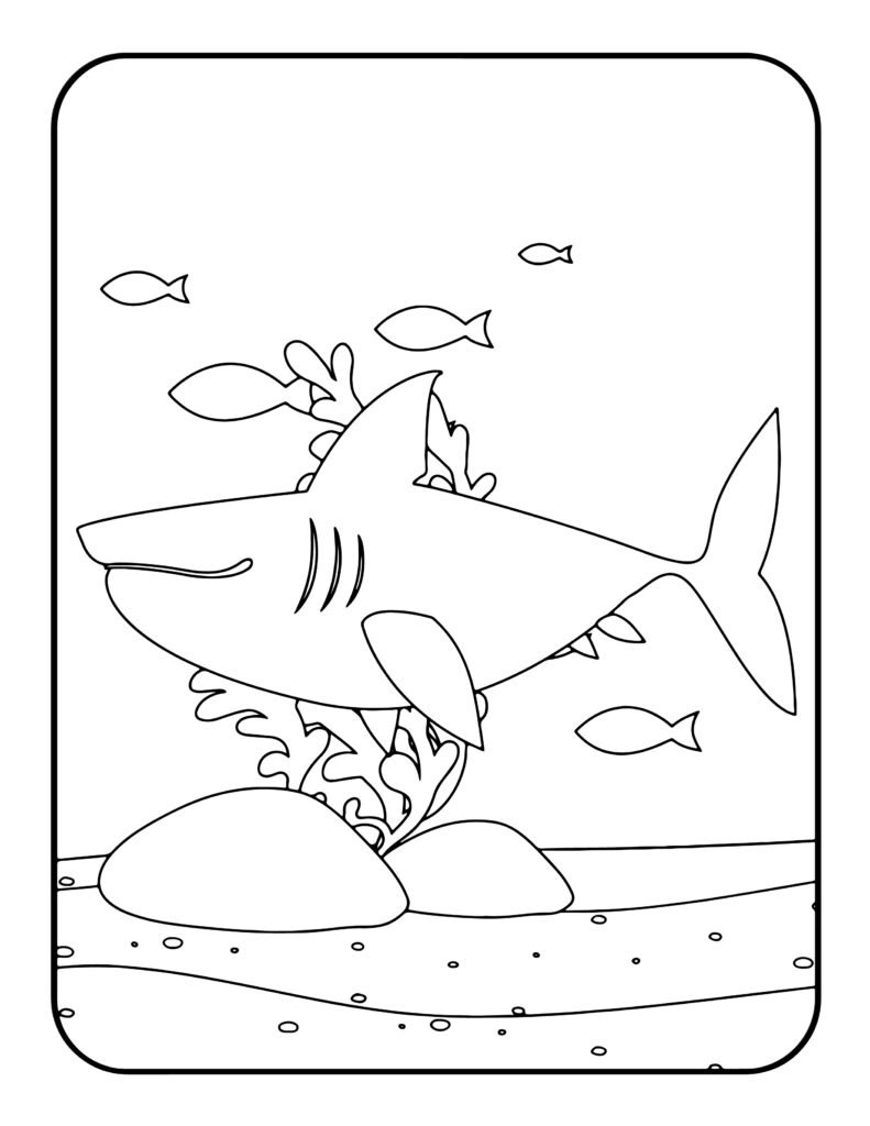Shark Coloring Pages