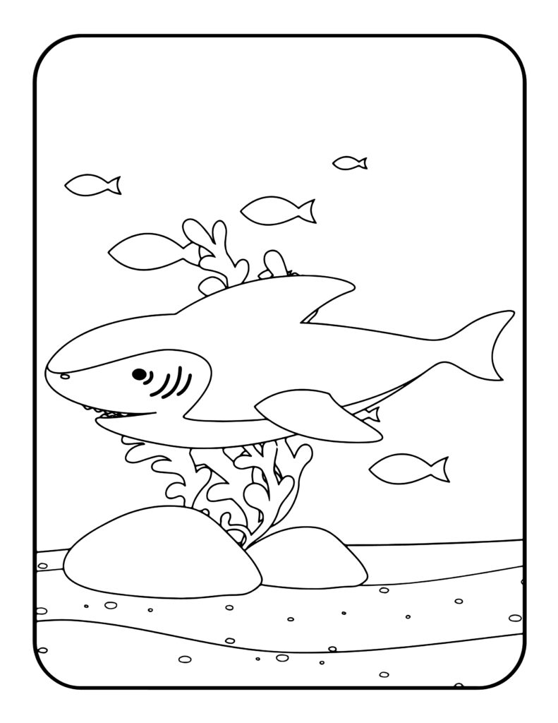 Shark Coloring Pages
