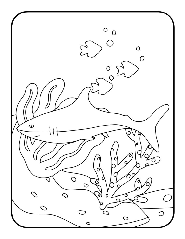 60+ Free Shark Coloring Pages - Printable