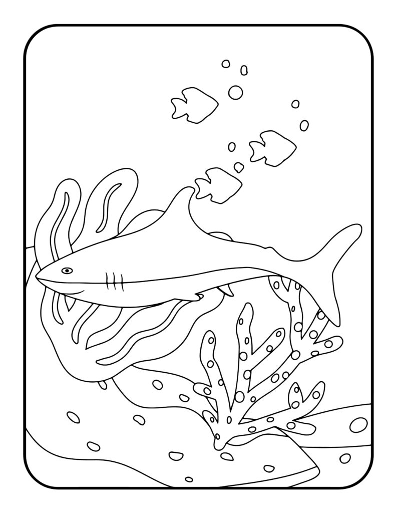 Shark Coloring Pages