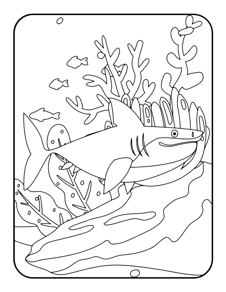 Shark Coloring Pages