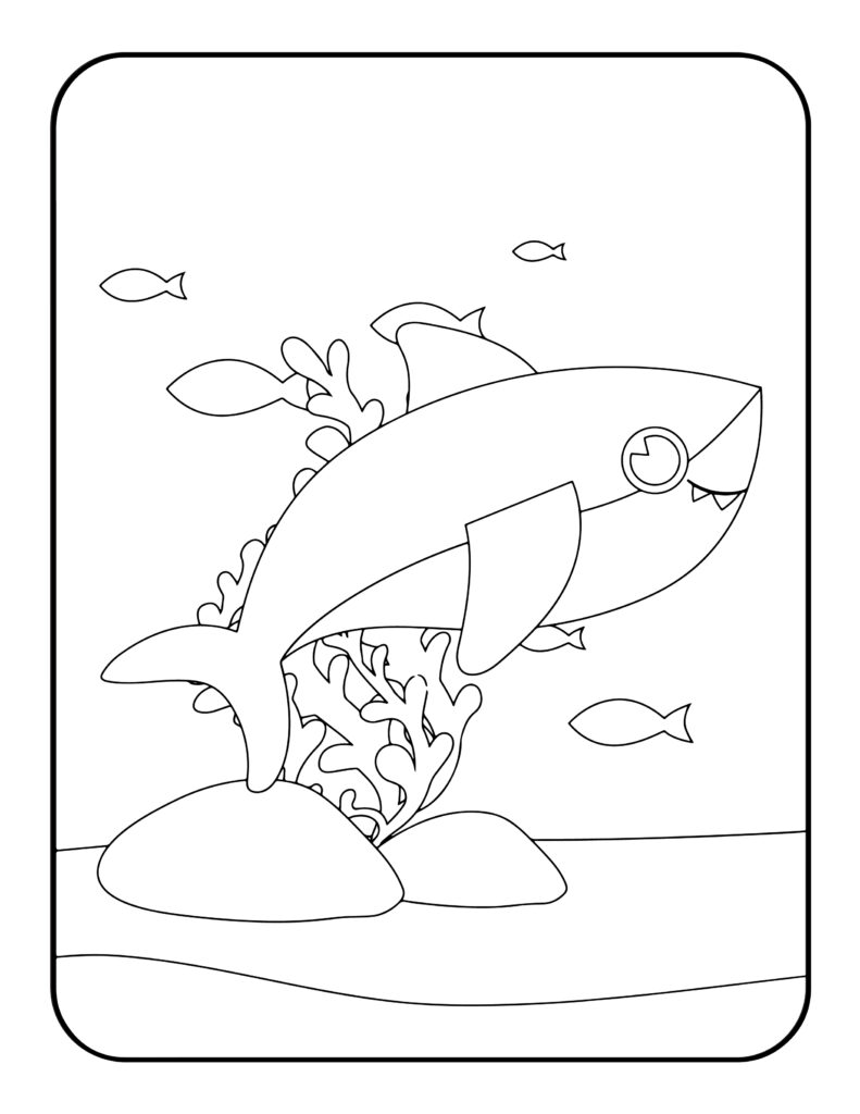 Shark Coloring Pages