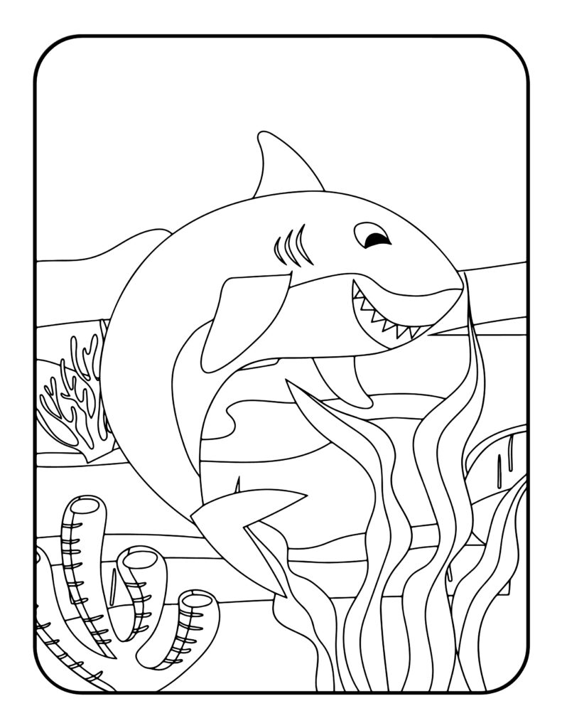 Shark Coloring Pages