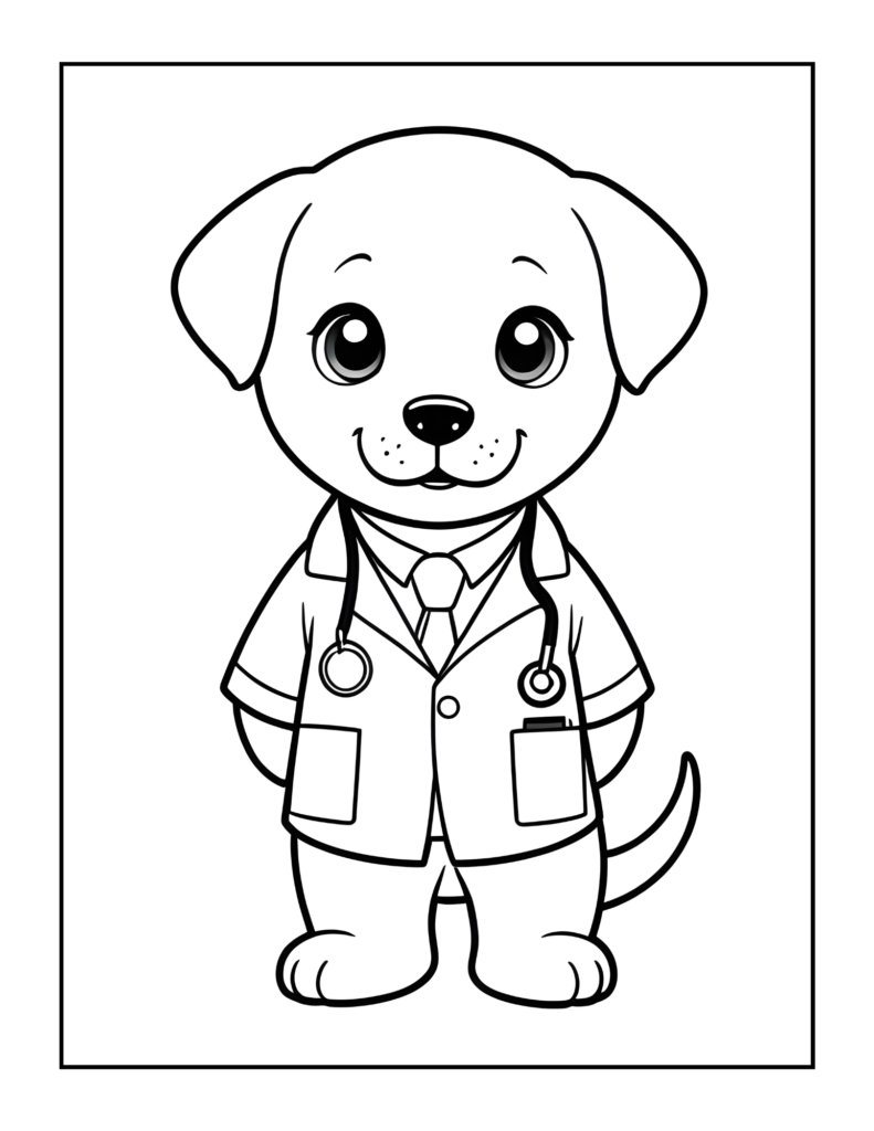 Dog Coloring Page