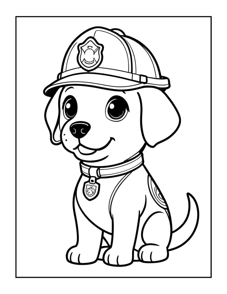 Dog Coloring Page