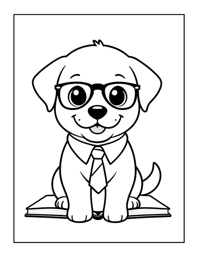 Dog Coloring Page