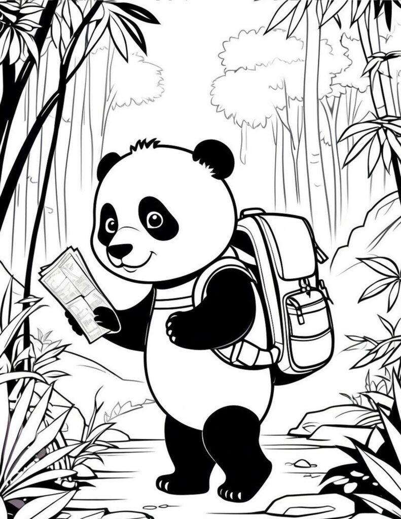 Panda Coloring Pages