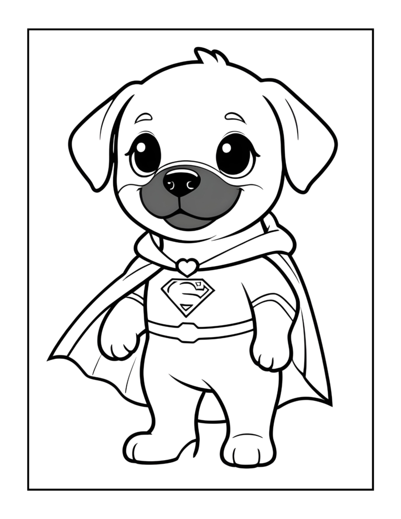 Dog Coloring Page