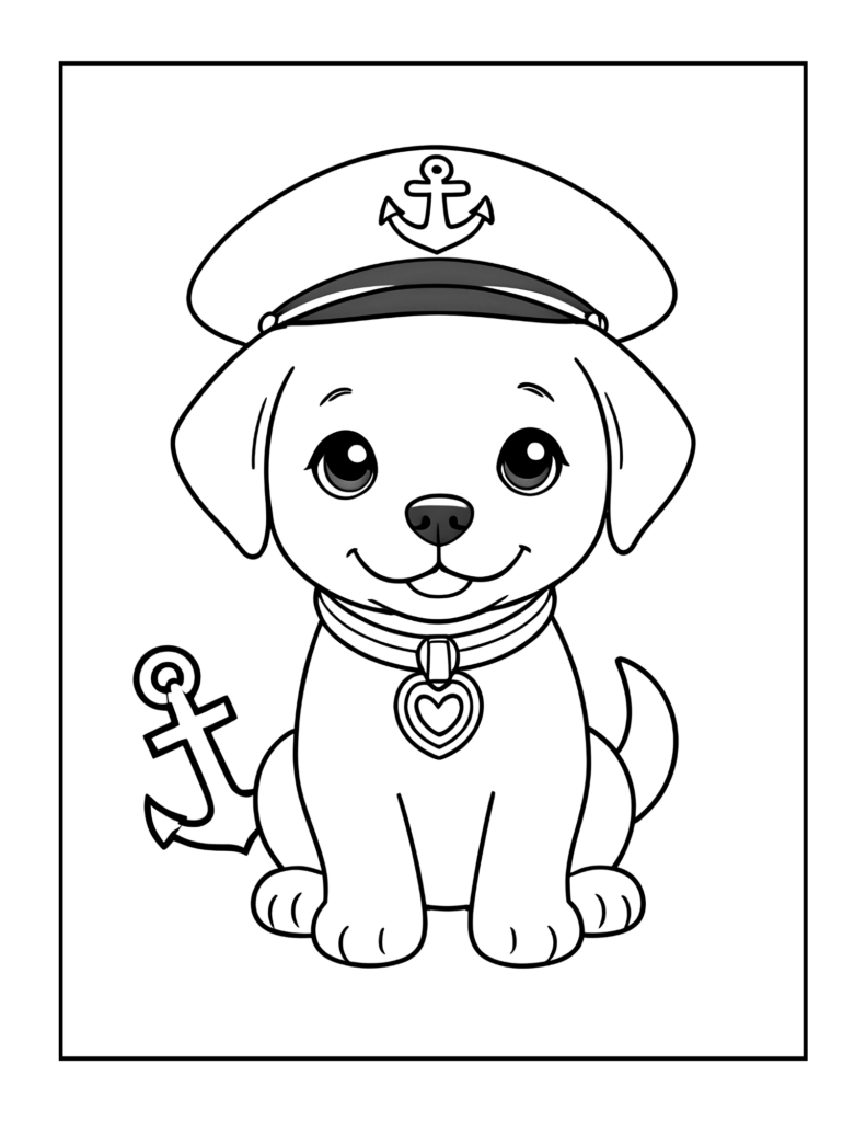 Dog Coloring Page