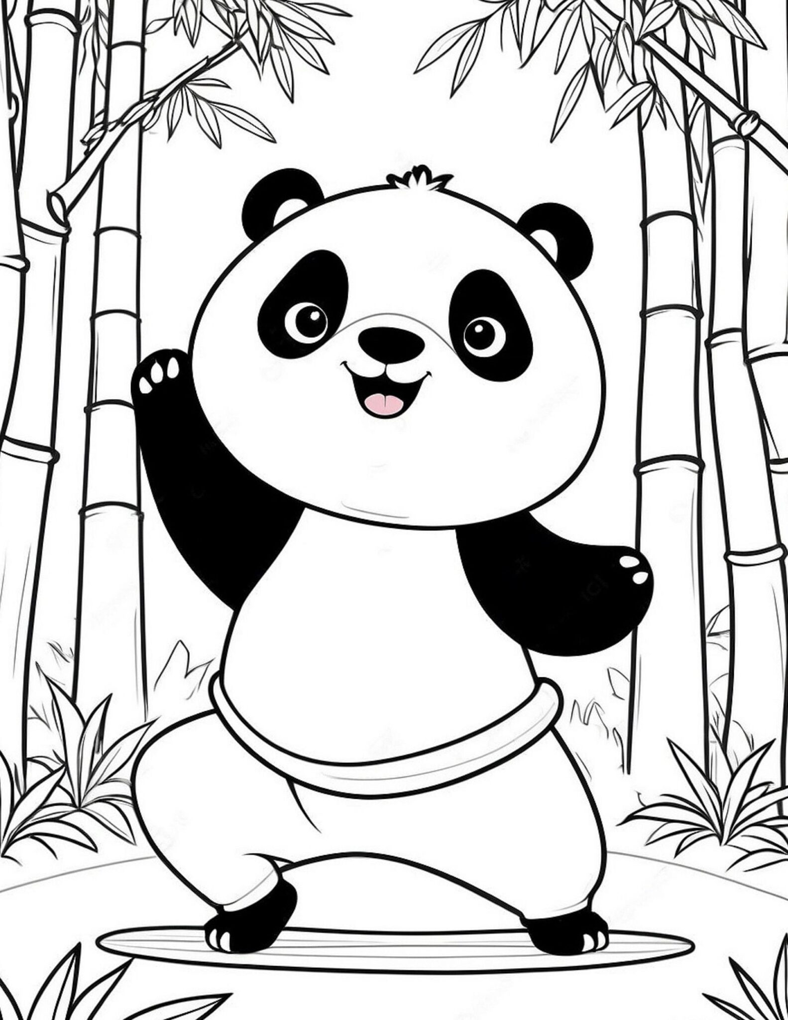 59 Free Panda Coloring Pages - Printable Cute Panda
