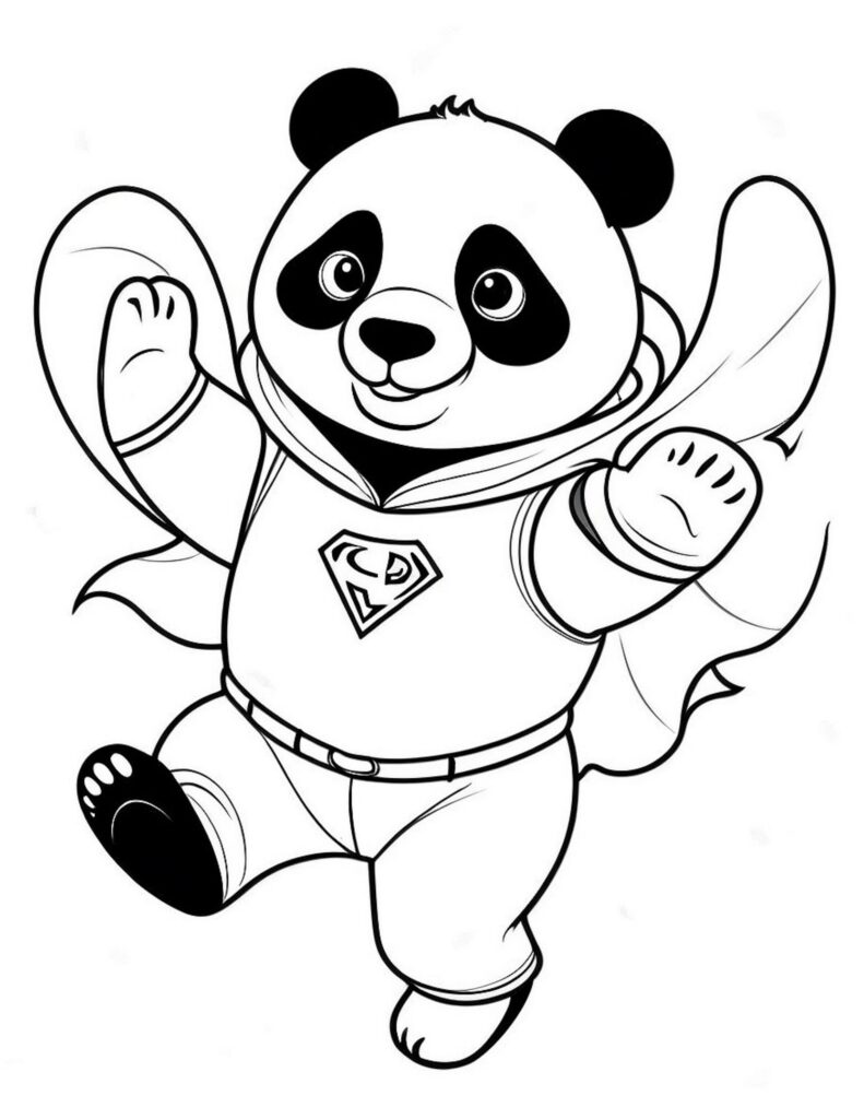 Panda Coloring Pages