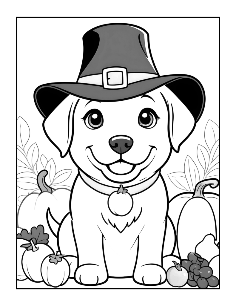 Dog Coloring Page