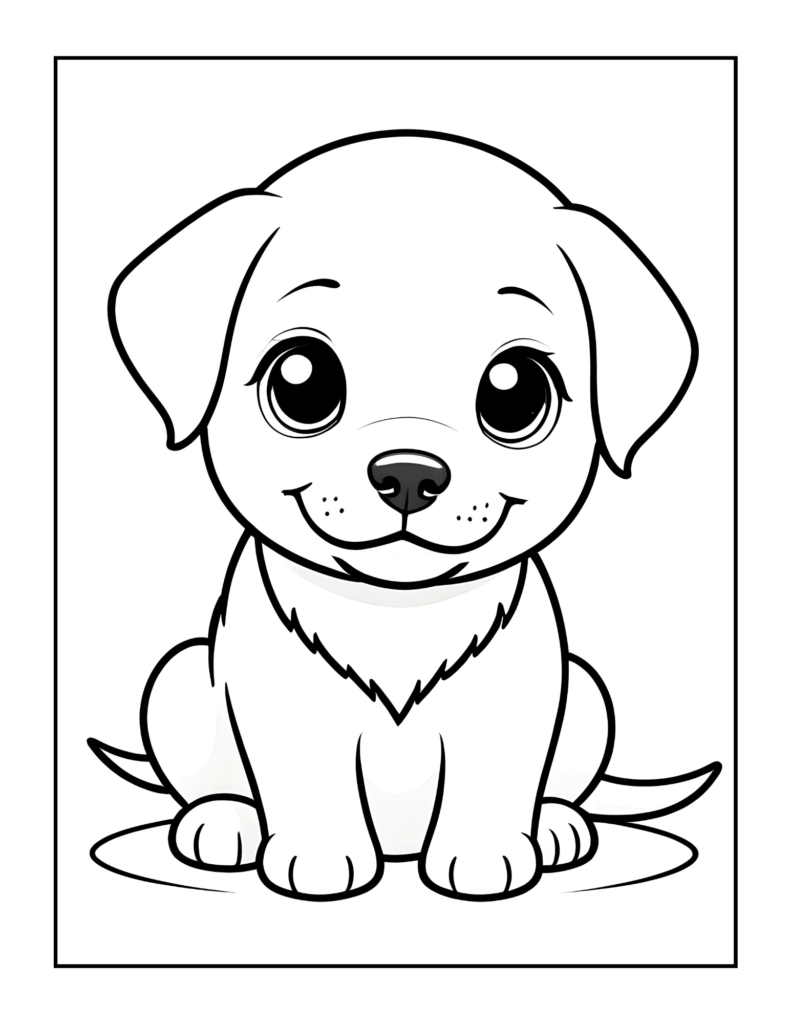 Dog Coloring Page