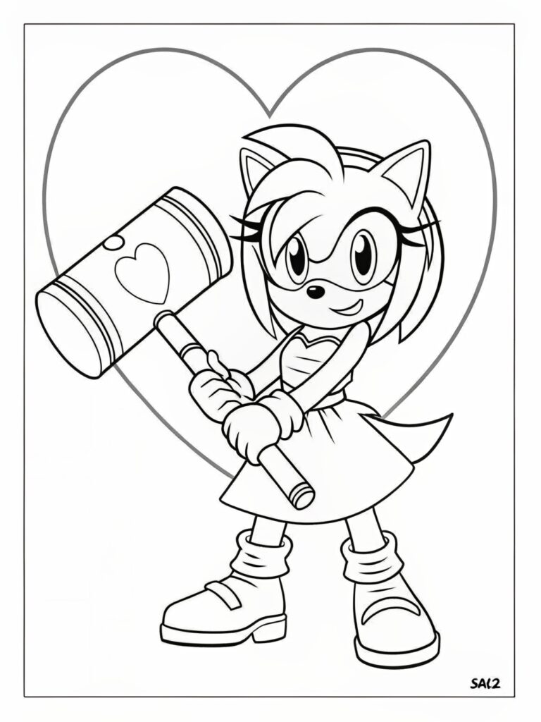 Sonic Coloring Pages