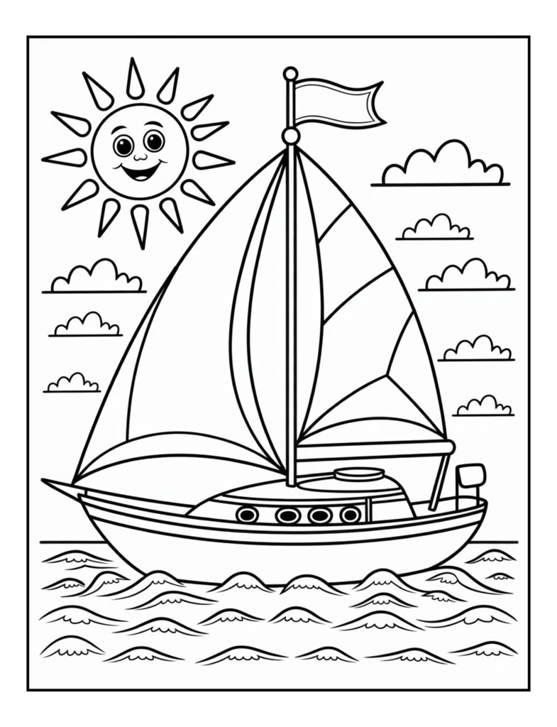 Summer Coloring Pages Printable