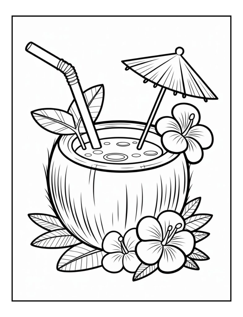 Summer Coloring Pages Printable