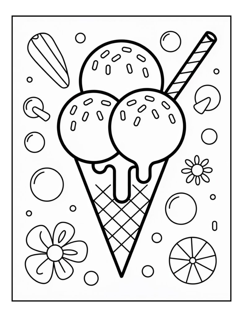 Summer Coloring Pages Printable
