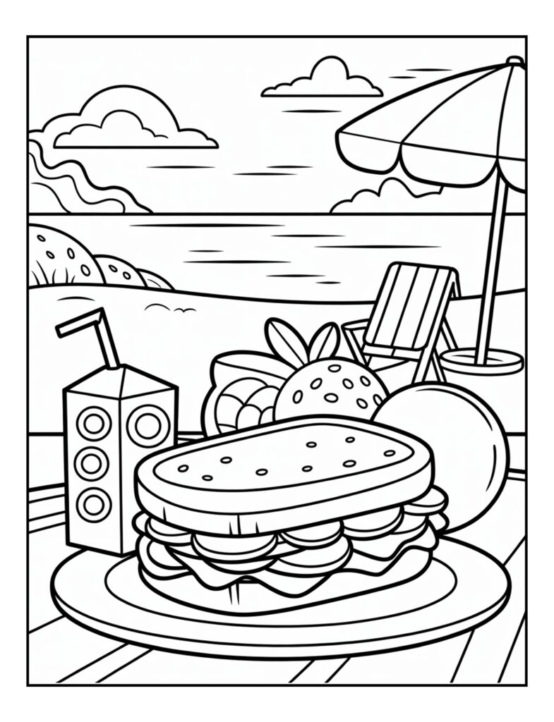 Summer Coloring Pages Printable
