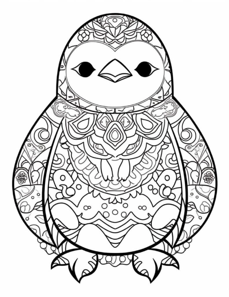 Animal Mandala Coloring Pages