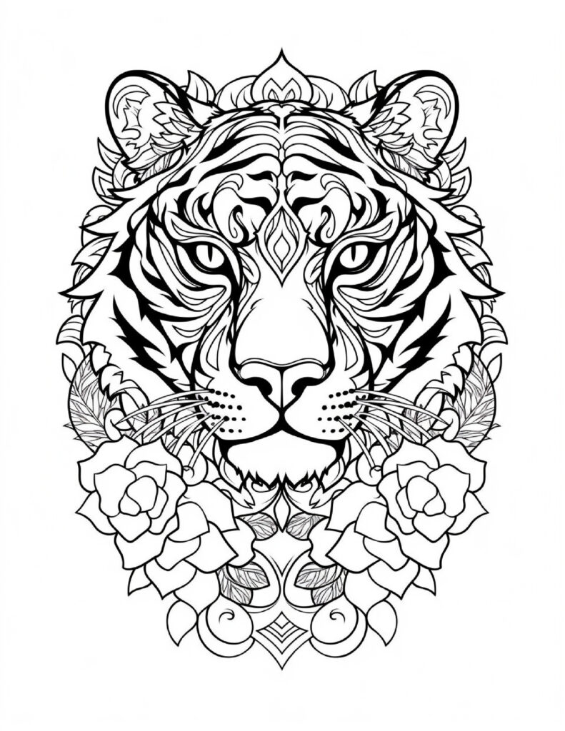 Animal Mandala Coloring Pages