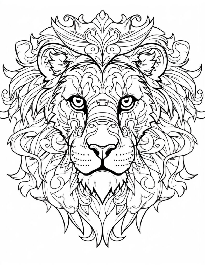 Animal Mandala Coloring Pages