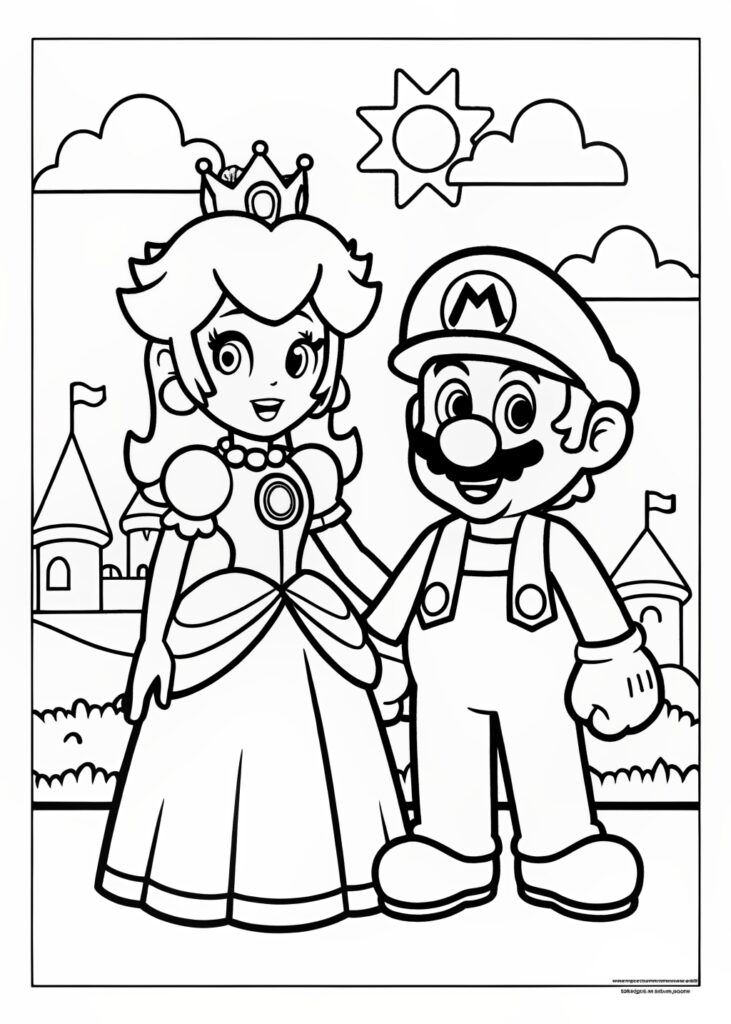 Mario Coloring Pages