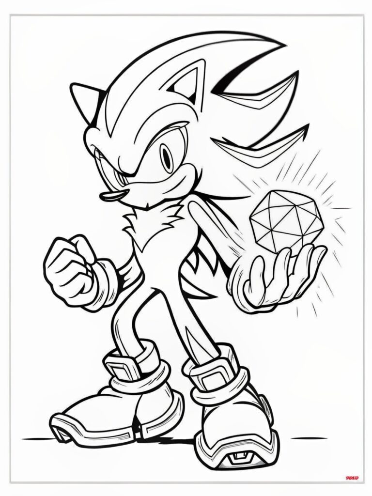 Sonic Coloring Pages