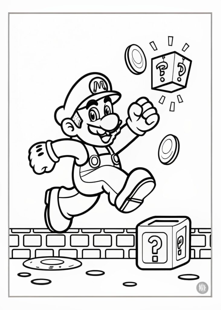 Mario Coloring Pages