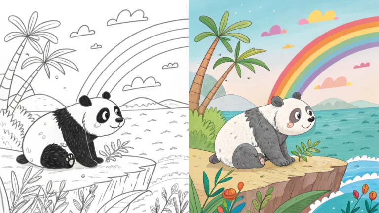 Panda Coloring Pages
