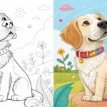 Dog Coloring Page