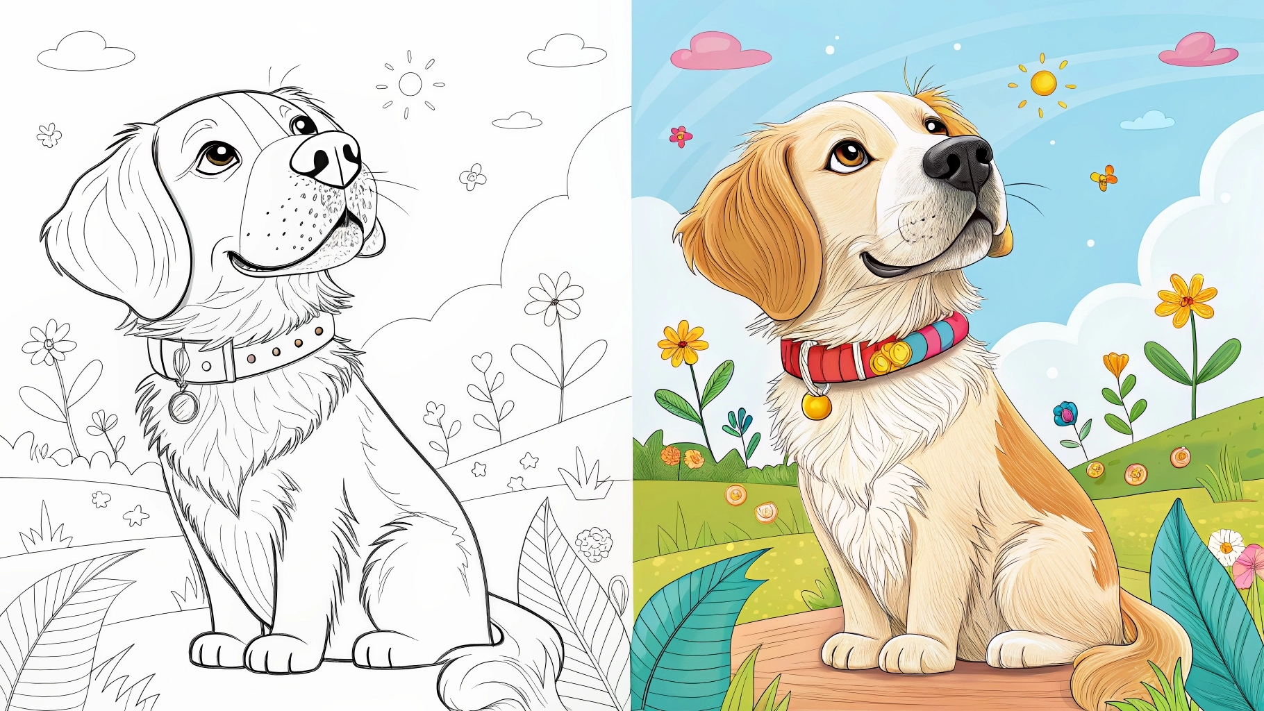 Dog Coloring Page